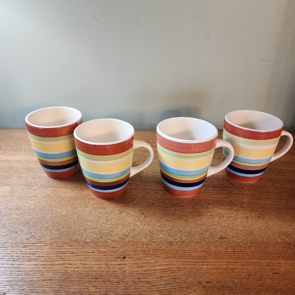 Striped Coffee Mugs